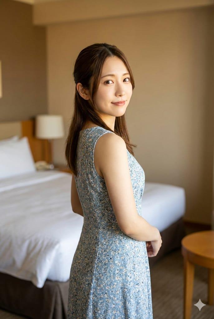 俏皮回眸竖版摄影人像写真