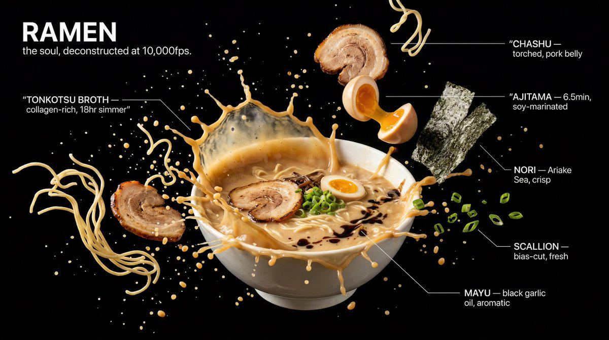 高速摄影美食酱汁爆炸悬浮瞬间