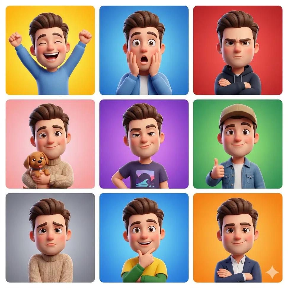 3D cartoon avatar ch