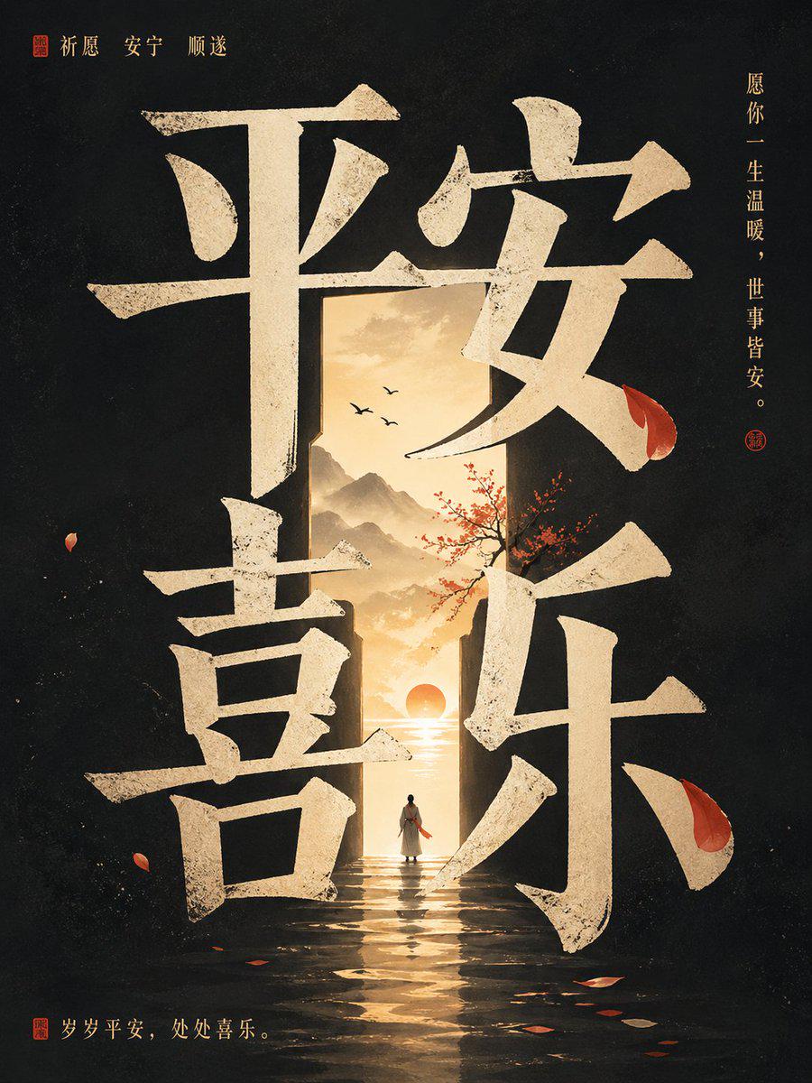 高级概念海报大字视觉隐喻排版