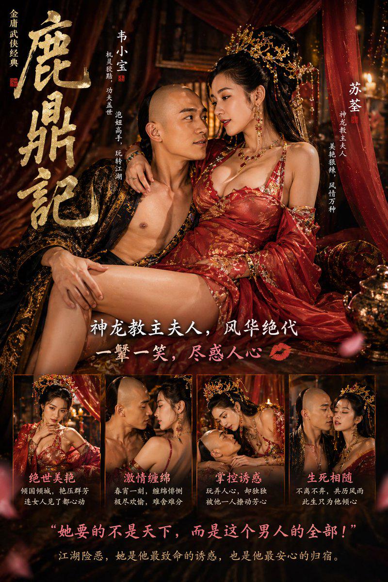 鹿鼎记人物海报