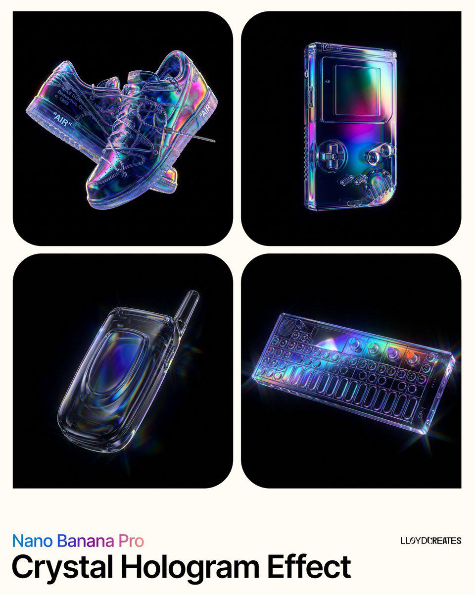 超高保真悬浮产品炫彩光效摄影