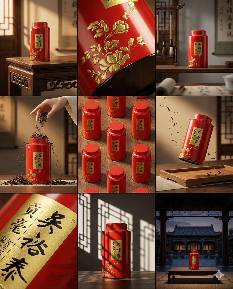 3×3高端品牌故事板展示