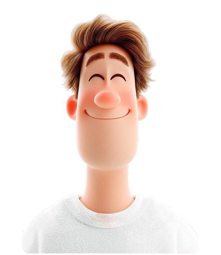 3D avatar of a man,