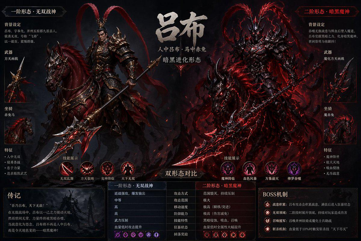 吕布游戏Boss图