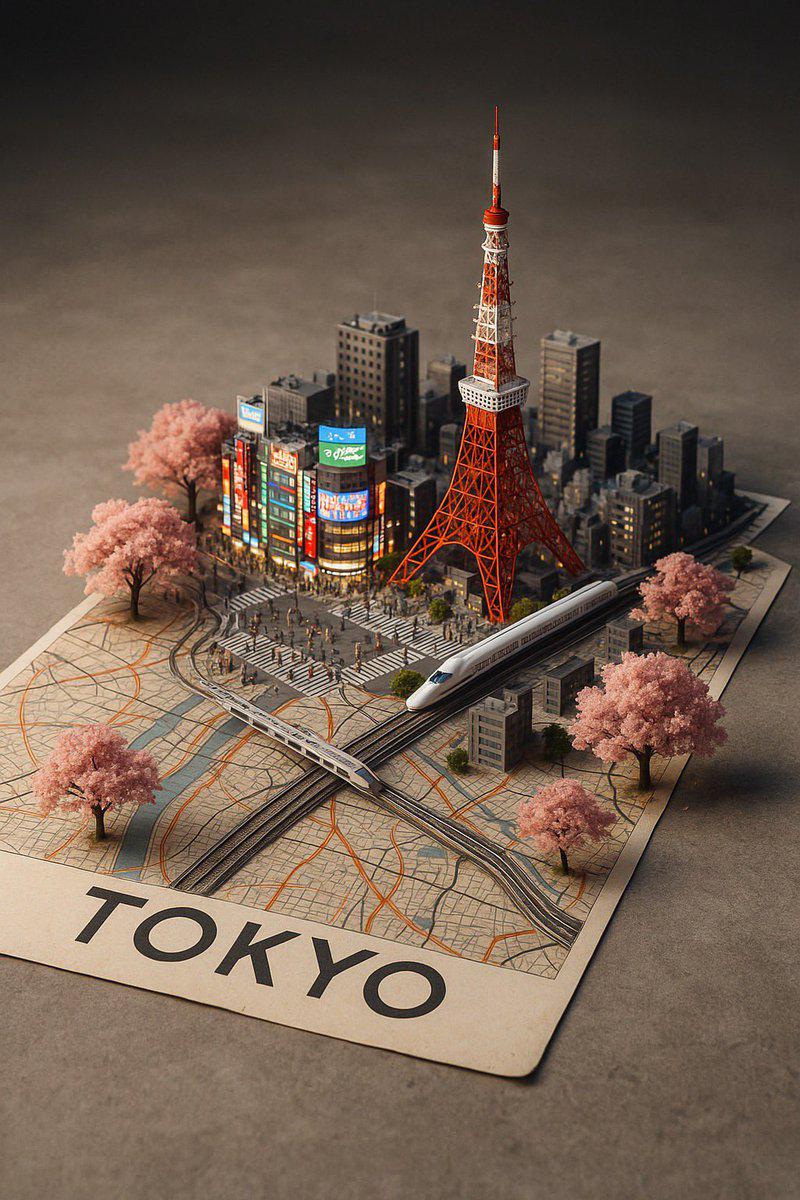 城市地图涌现3D立体微缩沙盘