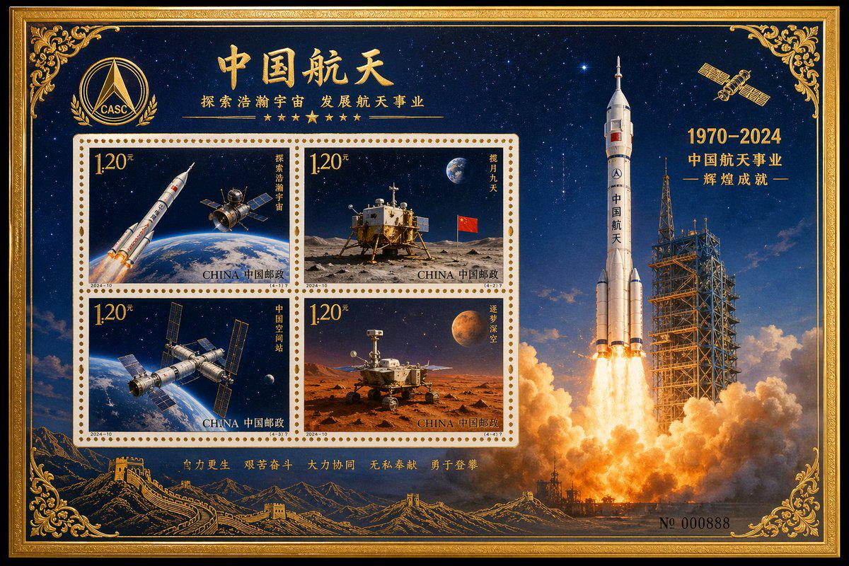 航天纪念邮票